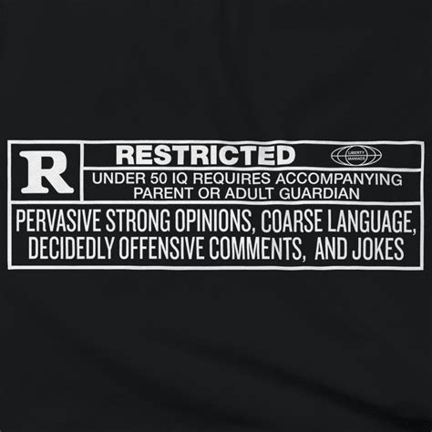 Rated R Men S Tee Liberty Maniacs