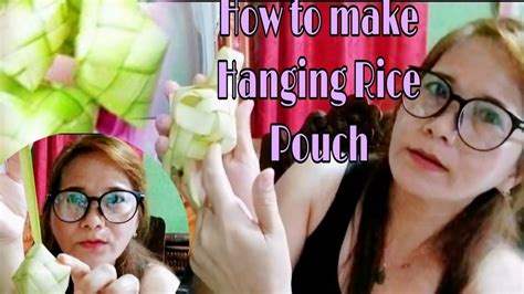 How To Make Hanging Rice Pouch Or Puso In Bisaya Nanay Gen YouTube