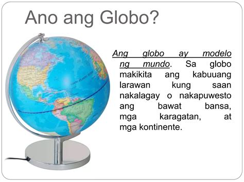 Mga Bahagi Ng Mapa O Globo Araling Panlipunan – NBKomputer