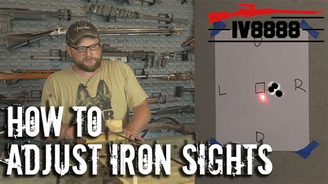 How To Adjust Iron Sights Youtube