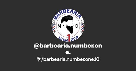 Barbearia Number One Instagram Facebook TikTok Linktree