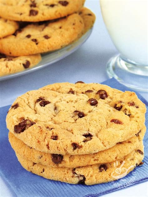 Cookies Con Gocce Di Cioccolato Senza Glutine Spadellandia It