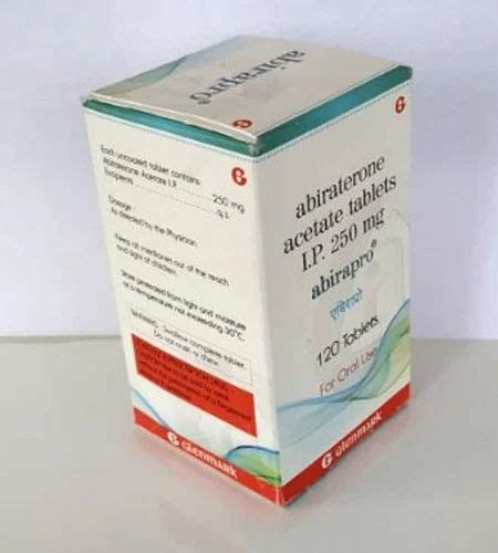 Abiraterone Acetate Abirapro Mg Tablets Glenmark Packaging Type