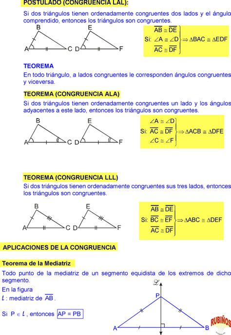 Congruencia De Triangulos Problemas Resueltos En Pdf