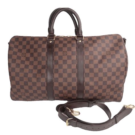 Louis Vuitton Keepall Bandouliere 45 Damier Ebene Bagaholic