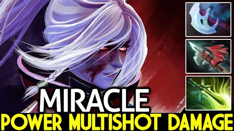 MIRACLE Drow Ranger Powerful Multishot Damage Crazy Plays Dota 2