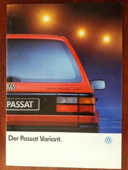 Prospekt Vw Passat Variant Včetně Vr6 1991 Německy L21 Aukro