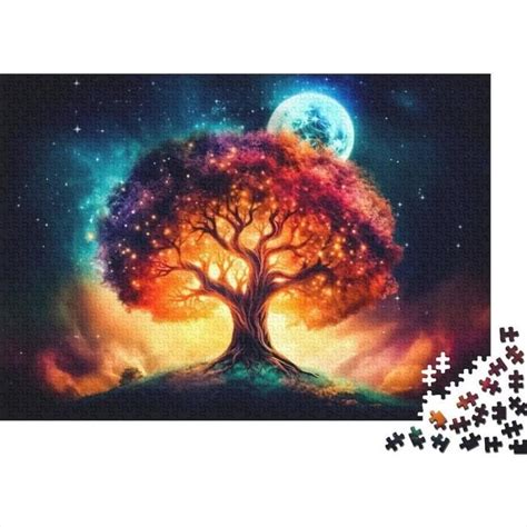 Puzzle Pour Adultes Arbre De Vie Cosmique Puzzles Pour Adultes