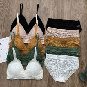 Custom Gm Gathered Bra And Panty Set Sexy Thin Floral Lace Lingerie China Sexy Lingerie Set