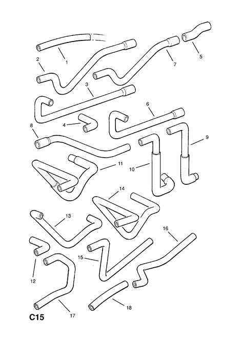 Opel OMEGA A Heater Hoses And Fixings Opel EPC Online Nemigaparts