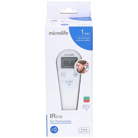 Microlife Thermomètre Auriculaire Digital IR 210 1 pc s Redcare