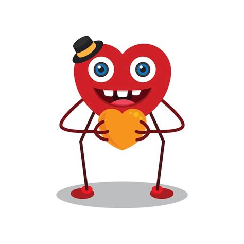 Premium Vector | Happy valentine day cartoon character