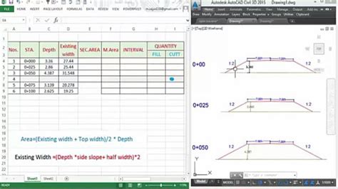 Cut And Fill Earthworks Cut And Fill Calculations