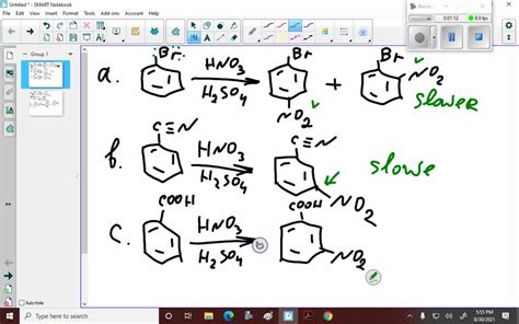 Solvedpredict The Major Products Of Nitration Of The Following