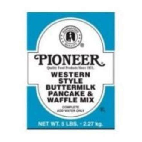 Pioneer Western Style Buttermilk Pancake And Waffle Mix 5 Lbs 6 Per Case Ebay