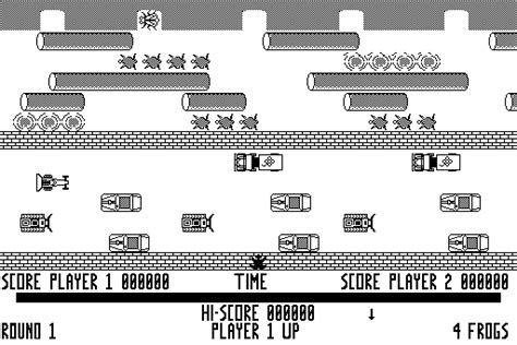 Screenshot Of Frogger Macintosh 1981 MobyGames