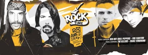 ROCK TIME Especial RHCP FOO FIGHTERS Vs THE KILLERS FRANZ