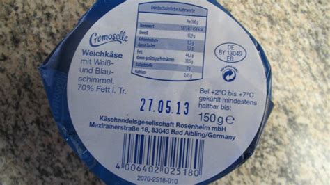 Cremoselle Weichkäse Blauschimmel Kalorien Nährwerte