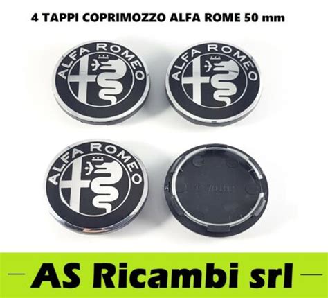 Tappi Coprimozzo Alfa Romeo Per Cerchi In Lega Borchie Mm Diametro