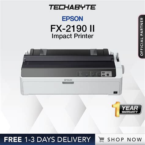 Epson Fx 2190ii Dot Matrix Printer Lazada Singapore