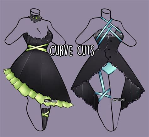 Curve Cuts Outfit Adopt [close] By Miss Trinity On Deviantart Drawing