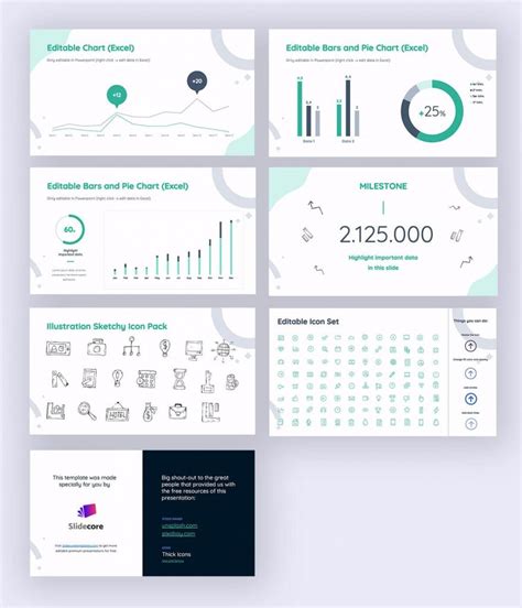 Plantilla de Presentación de Benchmark Gratis Slidecore Templates