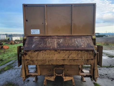 Sani-Tech #ST1546-36, auger feed compactor, 4.3 cu.yd., 10 HP motor ...