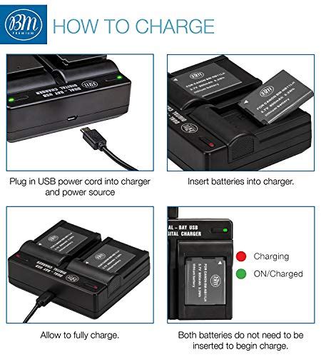 Bm Premium 2 Pack Of Nb 11l Nb 11lh Batteries And Dual Battery Charger Kit For Canon Powershot