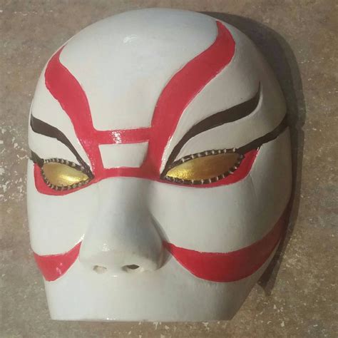 New Handmade Big Hero Kabuki Villain Yokai Mask Costume