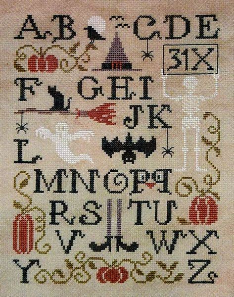 Halloween Cross Stitch Sampler - Cross Stitch Patterns