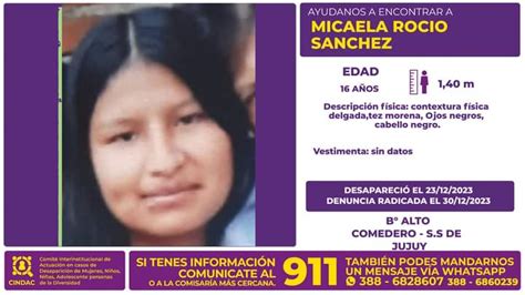 Se Busca A Micaela Roc O S Nchez