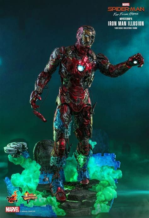 Mysterio S Iron Man Illusion Aus Marvel Blockbuster Spider Man Far From Home Von Hot Toys Mms