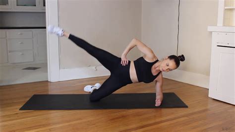 Assisted Side Plank W Hip Abduction Youtube