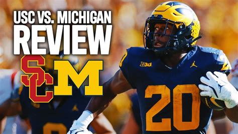 Usc Vs Michigan Review Pff Grade Release Show Youtube