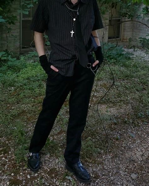 Pin By Baby Pollich On Everyday Casual Outfits Goth Fashion Men