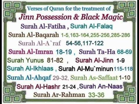 Pin By Rana Adi On Quran Verses For Black Magic And Jinn Possession