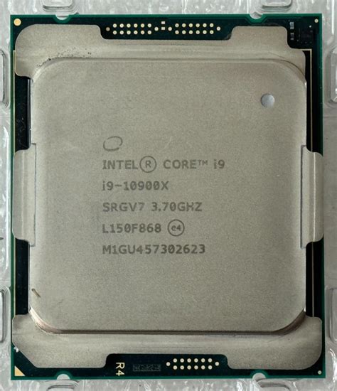 Intel Core I9 10900x Cpu Srgv7 3 7ghz 10 Core Hedt X Series Lga2066 Processor Ebay