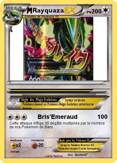 Pok Mon Rayquaza Bris Emeraud Ma Carte Pok Mon