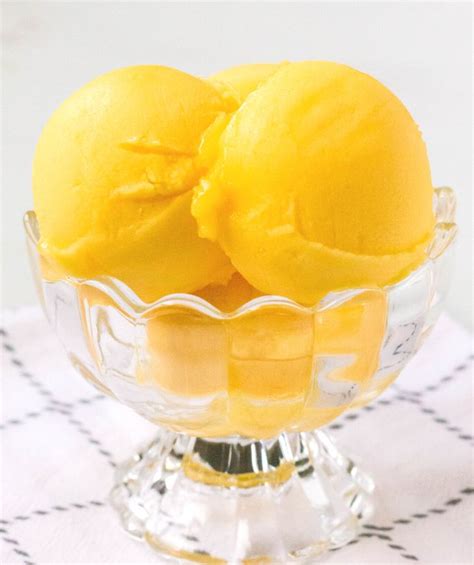 Easy Ninja Creami Mango Sorbet I Dream Of Ice Cream