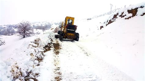 Malatyada kar nedeniyle kapanan yollar ulaşıma açıldı Gündem Haberleri