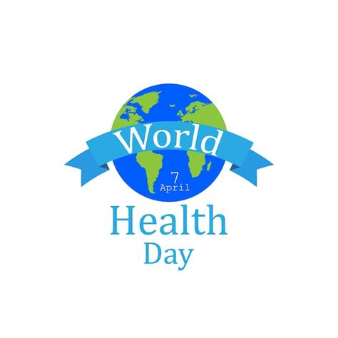 Premium Vector World Health Day Concept With Earth Globe Vector