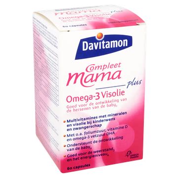 Davitamon Compleet Mama Plus Omega Visolie Capsules Stuks