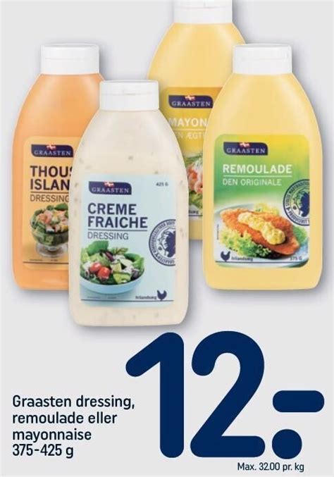 Graasten Dressing Remoulade Eller Mayonnaise Tilbud Hos Rema 1000