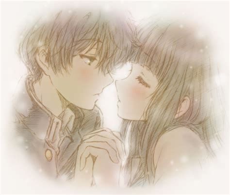 Oreki Houtarou And Chitanda Eru Hyouka Manga Couple Anime Love Couple