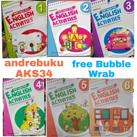 Jual Bahasa Inggris English Activities Kelas 1 2 3 4 5 6 Sd Lidwina