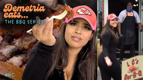 Demetria Eats Lc S Bbq In Kansas City Talking Reckless Dancing