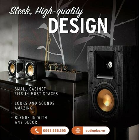 Loa bookshelf Klipsch Synergy Black Label B100 AudioPlus Việt Nam