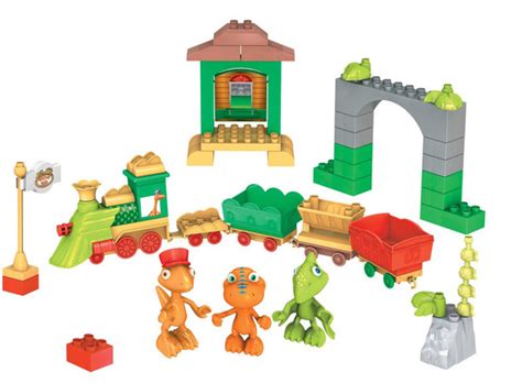 Buy Mega Bloks Dinosaur Train Playset - All Aboard the Dinosaur Train ...