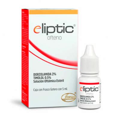 Eliptic ofteno solución oftálmica x 5 ml Oftalmológico 24425