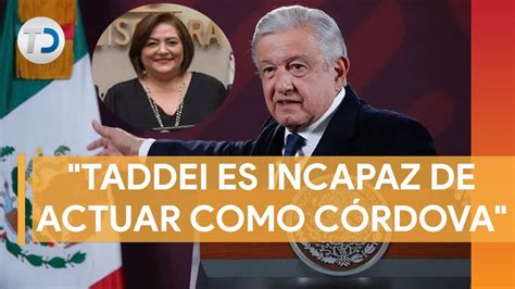 AMLO celebra elección de Guadalupe Taddei como consejera presidenta del